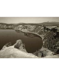 Looking North from Skell Head, Crater Lake - Eddy