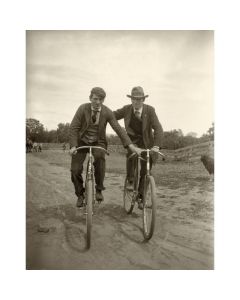 Two Friends on Their Bicycles