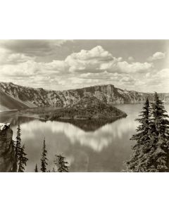 Crater Lake from Upper Rim - Oregon Skyline Photo Co.