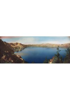 Panorama of Crater Lake from the East Rim - Patterson