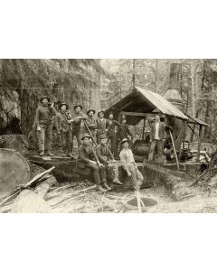 A. R. Vorhies Camp on the Upper Wynoochee River - E. A. Smith