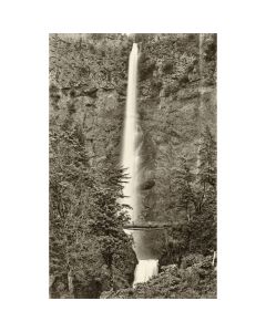 Multnomah Falls with Timber Bridge - Haynes