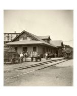Getting in Line at Hood River Depot - Patterson