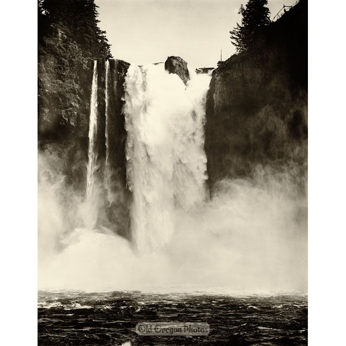 Snoqualmie Falls from Below - Detroit Photographic Co.