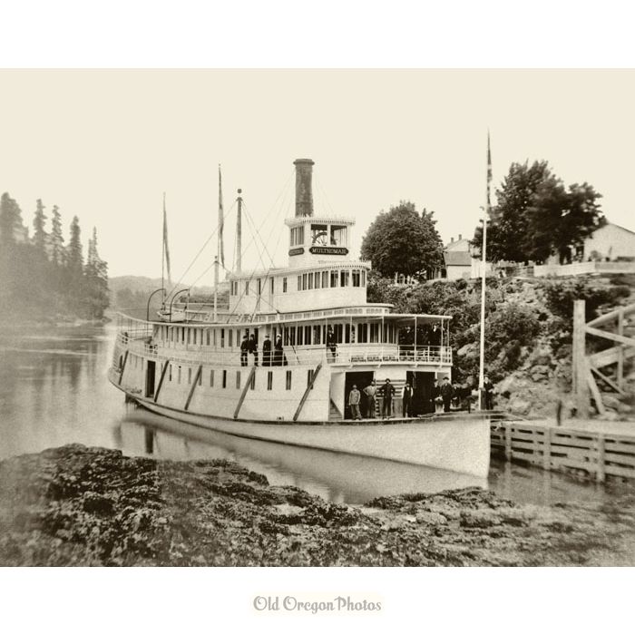 Steamer Multnomah, First Trip to Oregon City