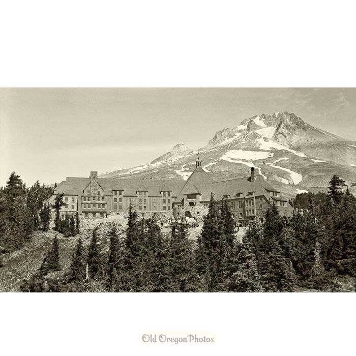 Timberline Lodge, Nearing Completion - Eddy