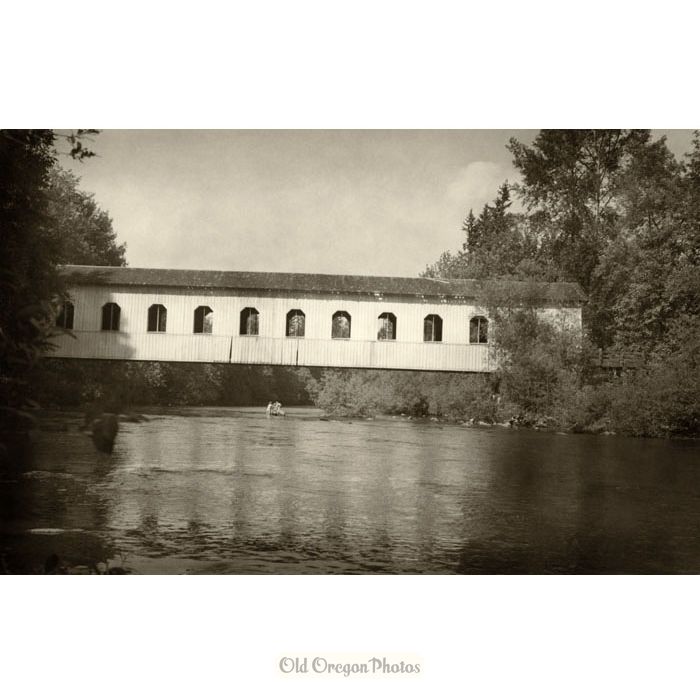 Fields Covered Bridge, on the Tualatin River