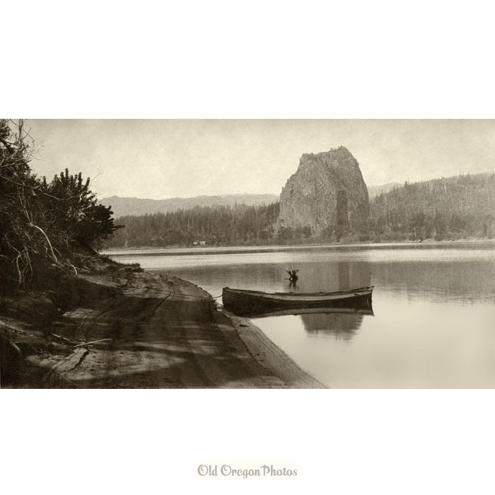 Castle Rock from Oregon Side - Davidson