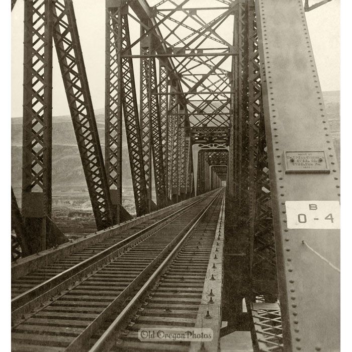 Columbia River Railroad Bridge at Celilo - Patterson