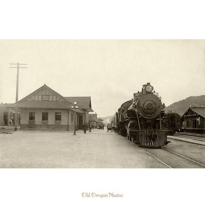 The New Roseburg Depot - Patton Postcard