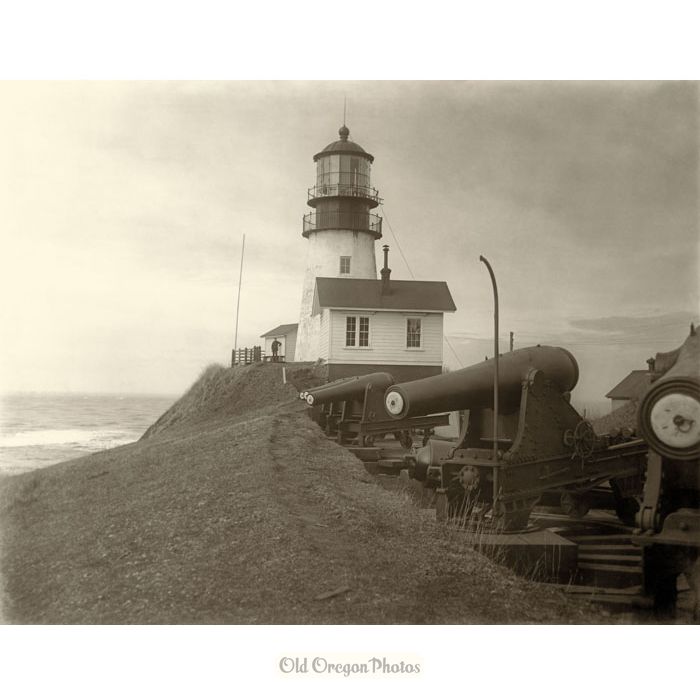Lighthouse & Cannons, Cape Disappointment - Meiser