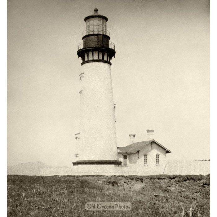 Cape Foulweather (Yaquina Head) Lighthouse Closeup - Crawford