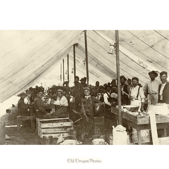 1903 Heppner Flood, Portland Rescuers' Tent - Sigsbee