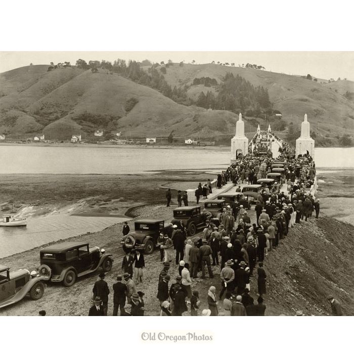Opening of Isaac Lee Patterson Bridge across Rogue River - Prentiss