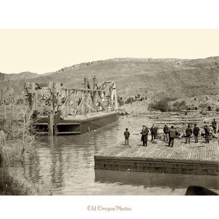 Launching a Dredge in the John Day River - Frances E. Haven