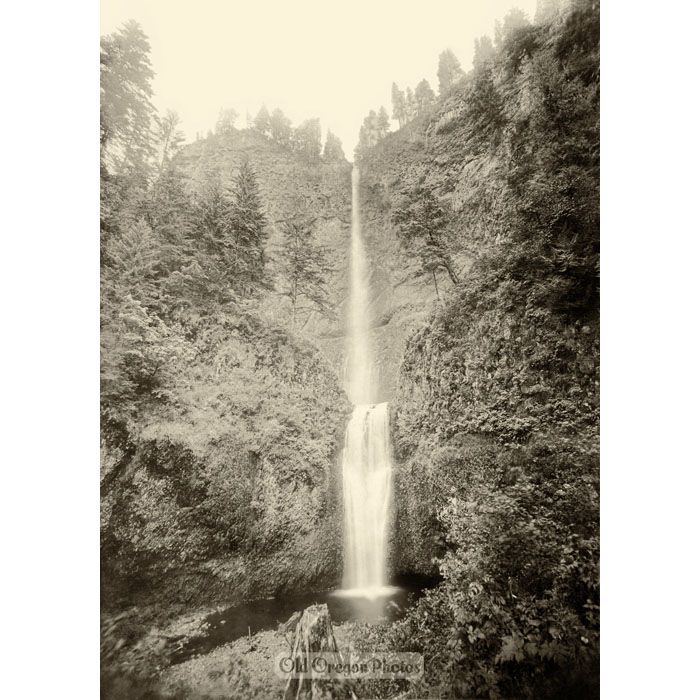 Multnomah Falls, Without a Footbridge - Ford