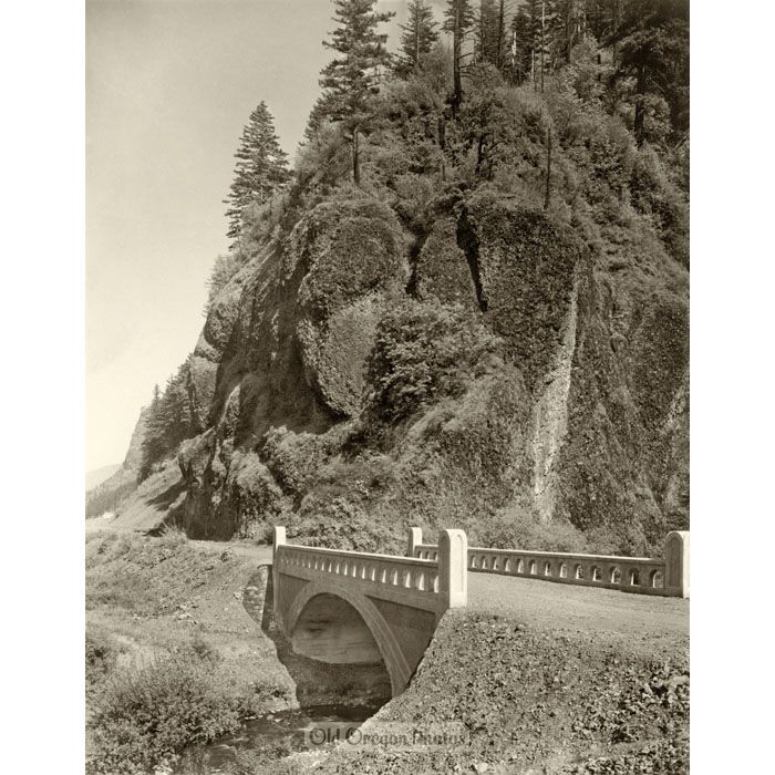 Multnomah Creek Bridge, Columbia River Highway - Kiser