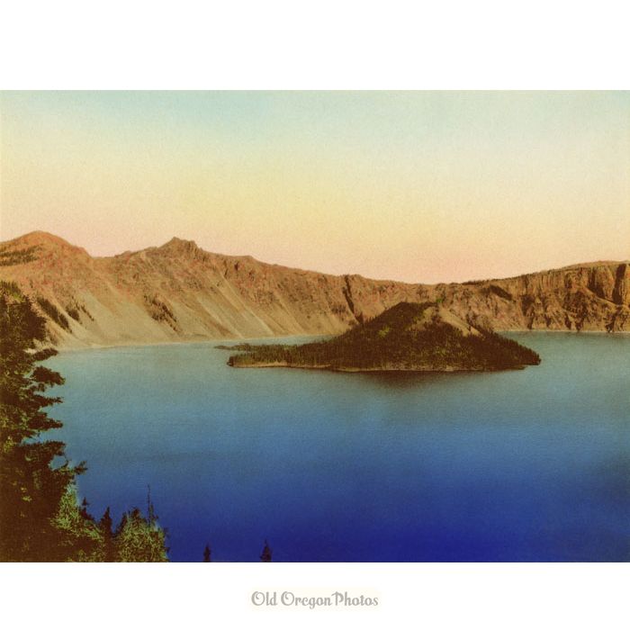 Wizard Island, Crater Lake - Cross and Dimmitt