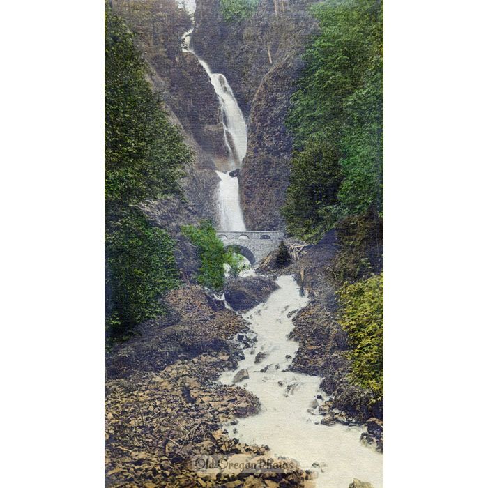 Wahkeena Falls, Columbia River Highway - Cross and Dimmitt