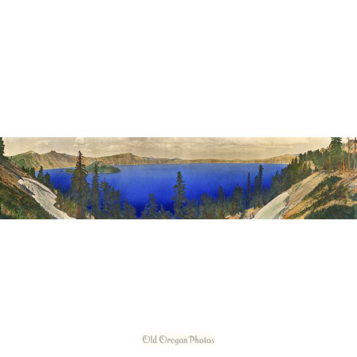 Panorama of Crater Lake - Cross & Dimmitt