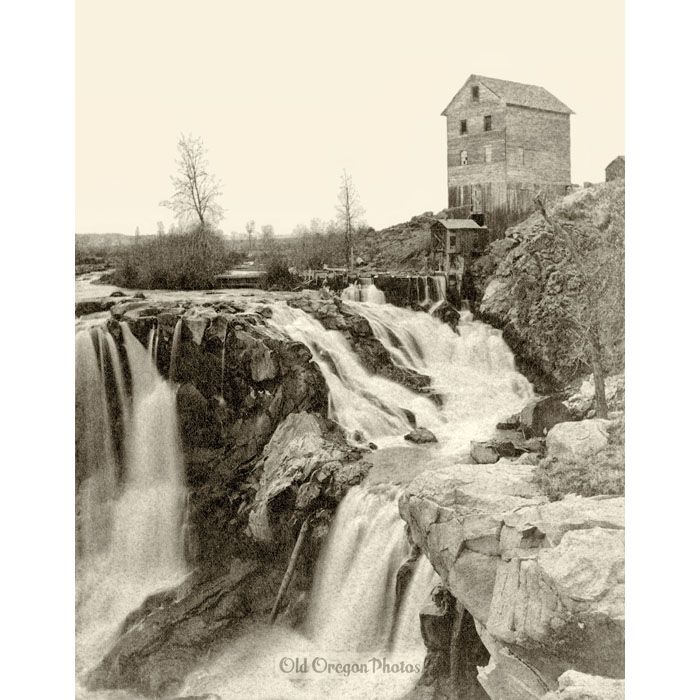 Grist Mill at White River Falls - Hazeltine