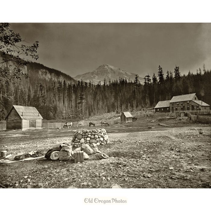 Longmire Springs & the First Hotel at Mt. Rainier - Weister