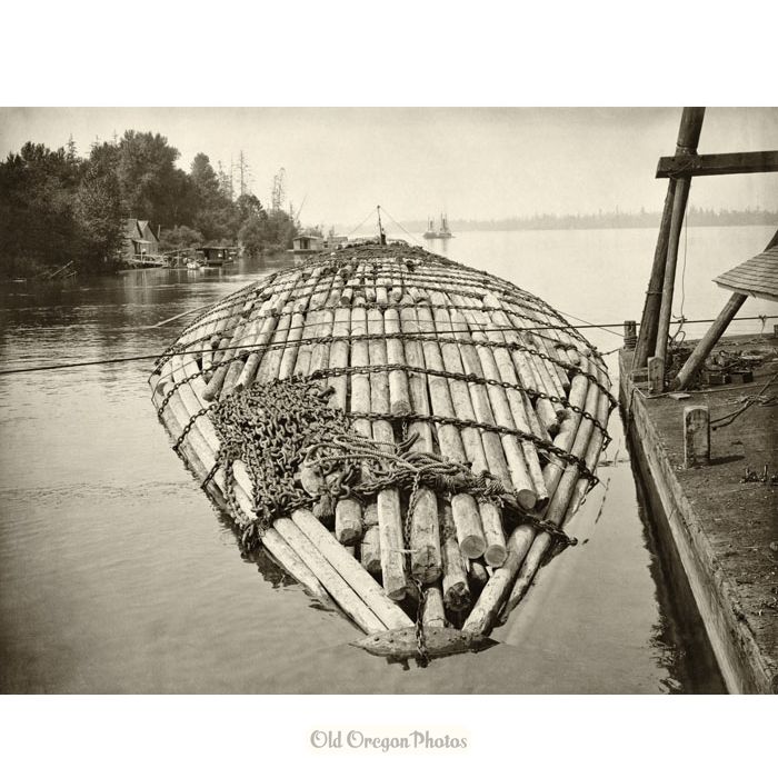 Log Raft, Lower Columbia River - Ford