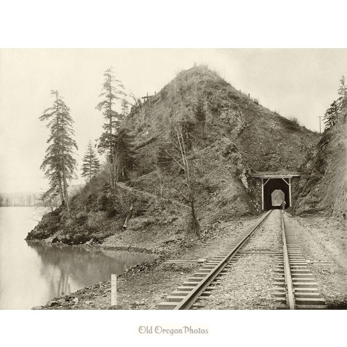 unnel for Newly Completed Astoria and Columbia Railroad - Ford