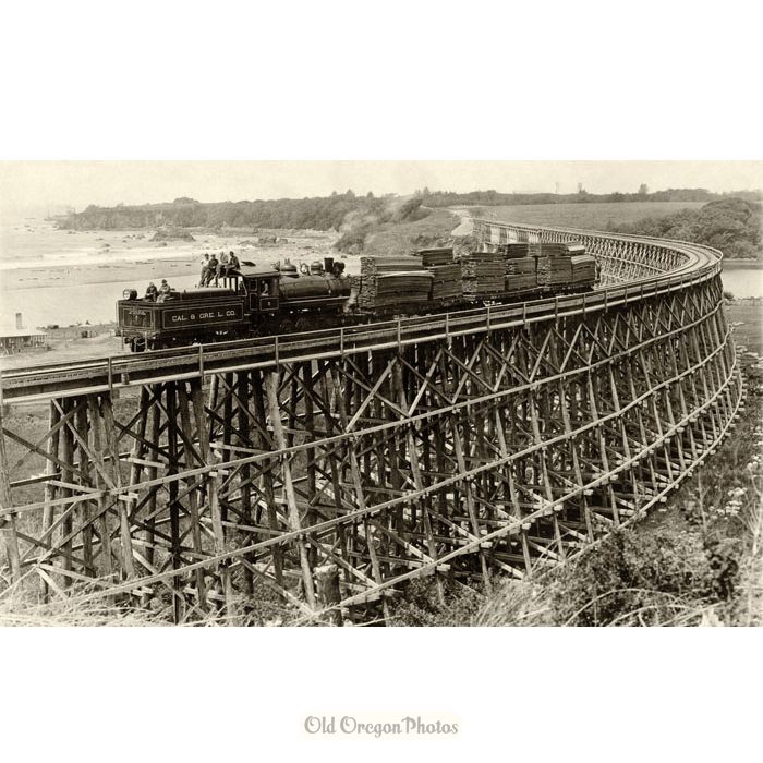 Chetco River Railroad Bridge, Brookings