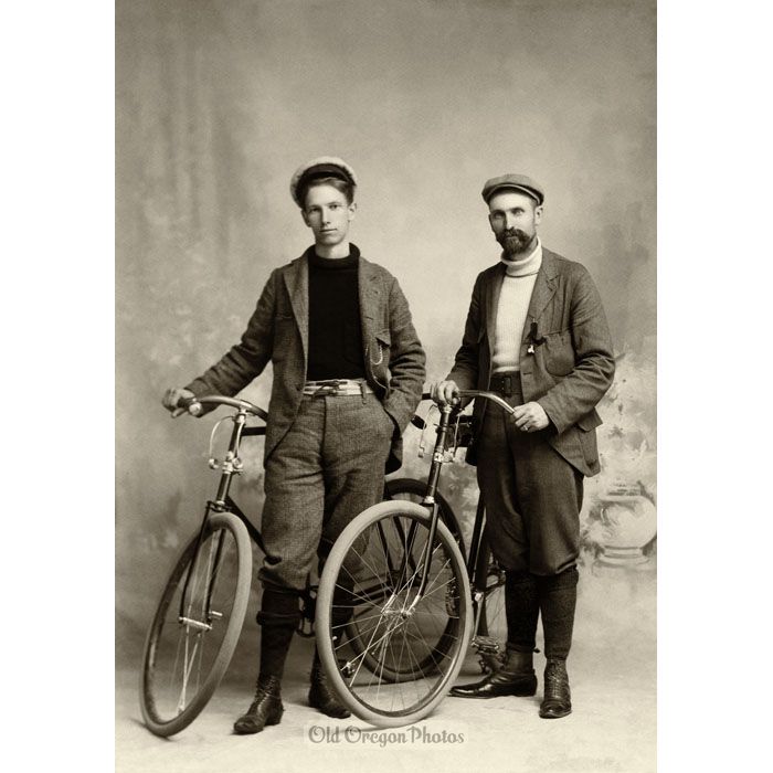 Bicycle Riding, 1890s Style - Clarence L. Winter