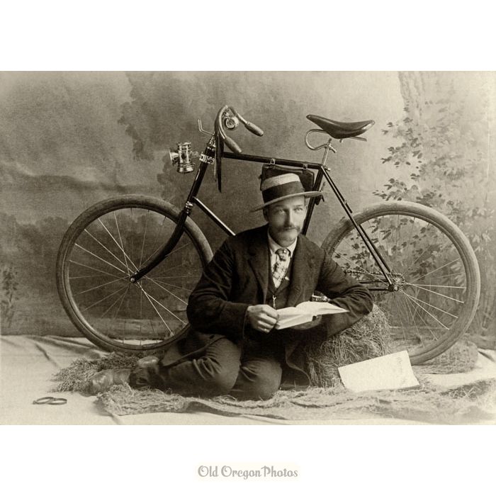 A Man and His Bicycle - Mrs. Flora H. Browning